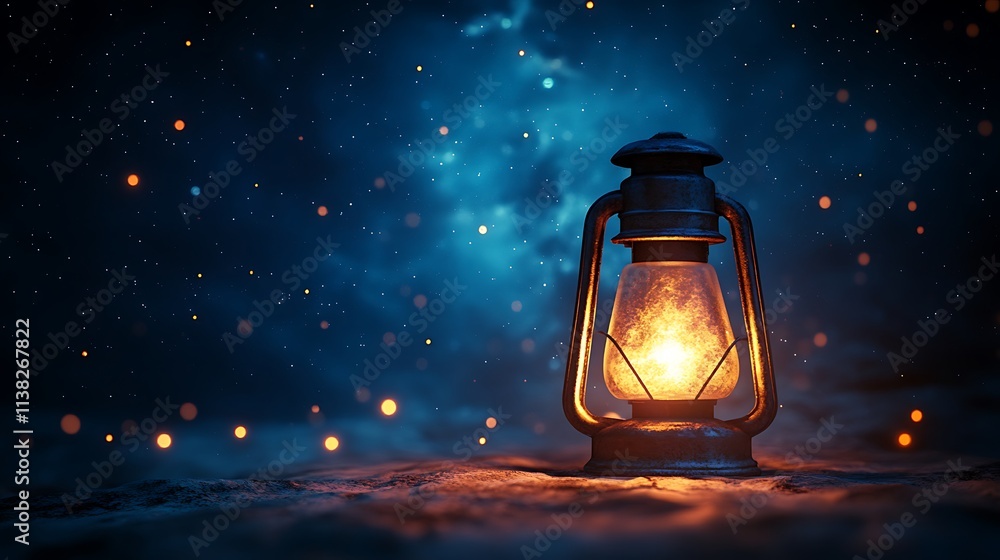 A single glowing lantern rising into a star-filled night sky, its warm golden light contrasting beautifully against the deep blues and purples of the evening, evoking a sense of hope and serenity, A single glowing lantern rising into a star-filled night sky, its warm golden light contrasting beautifully against the deep blues and purples of the evening, evoking a sense of hope and serenity,