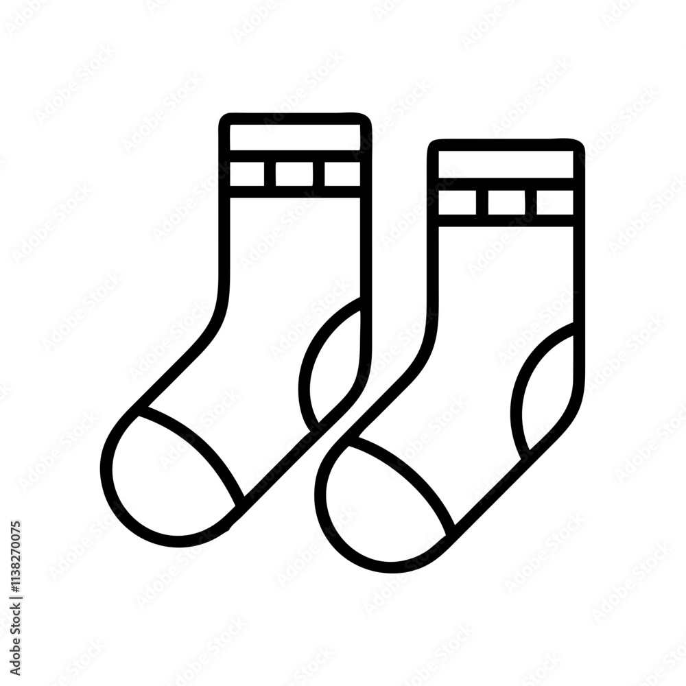 matching sock set icon, national sock day line art, sock day icon - simple black line art icon of matching sock set, for national sock day celebrations. sock day vector art. matching sock set icon, national sock day line art, sock day icon - simple black line art icon of matching sock set, for national sock day celebrations. sock day vector art.