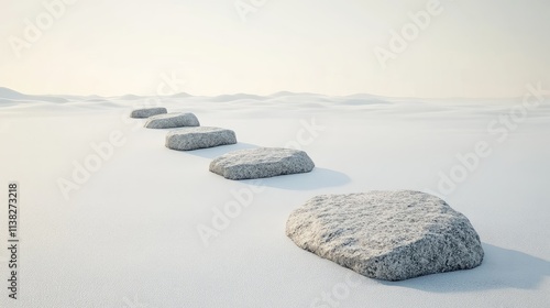 Wallpaper Mural Series of price symbols arranged in a trek path, positioned on a clean white background, perfect for clear and organized visuals Torontodigital.ca