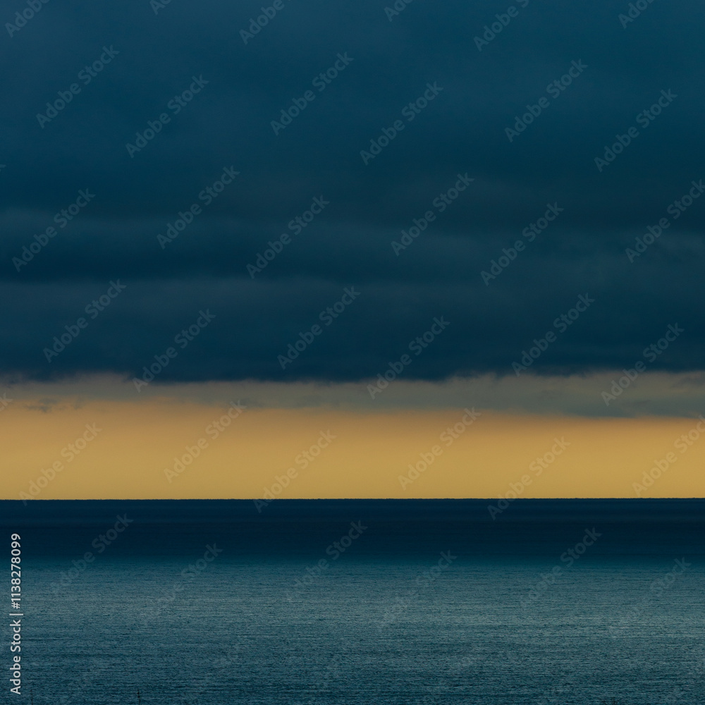 sunset on the sea sunset on the sea