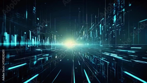 Wallpaper Mural advanced, science, artificial intelligence, semiconductor, technology, advanced scientific information, network, personal information, 4k High-Quality Wallpaper Background Animation Video Torontodigital.ca