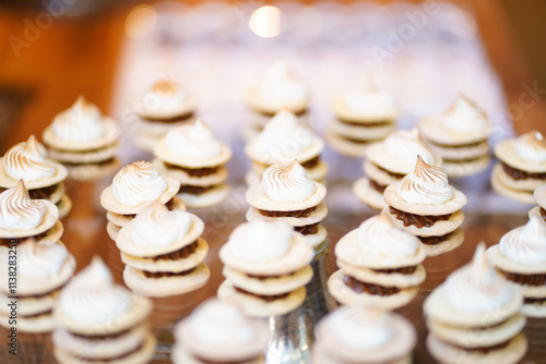 Desert sweets on a party photo