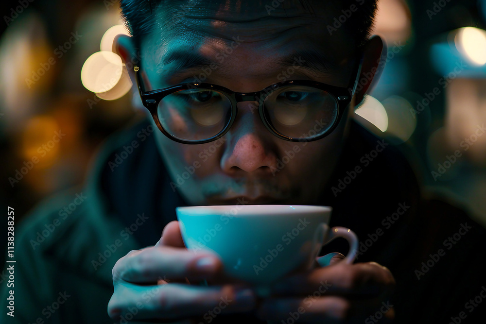 Serene elegance of a traditional tea ceremony geneative ai image Serene elegance of a traditional tea ceremony geneative ai image