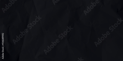 Paper sheet crumpled old, spoiled illustration vector. The texture of the crumple paper is black. 