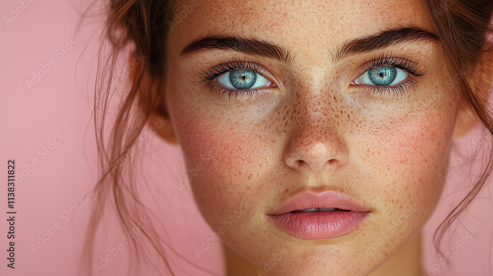 Beauty salon cosmetology treatment, face close up with problem skin with enlarged pores acne pimples Beauty salon cosmetology treatment, face close up with problem skin with enlarged pores acne pimples