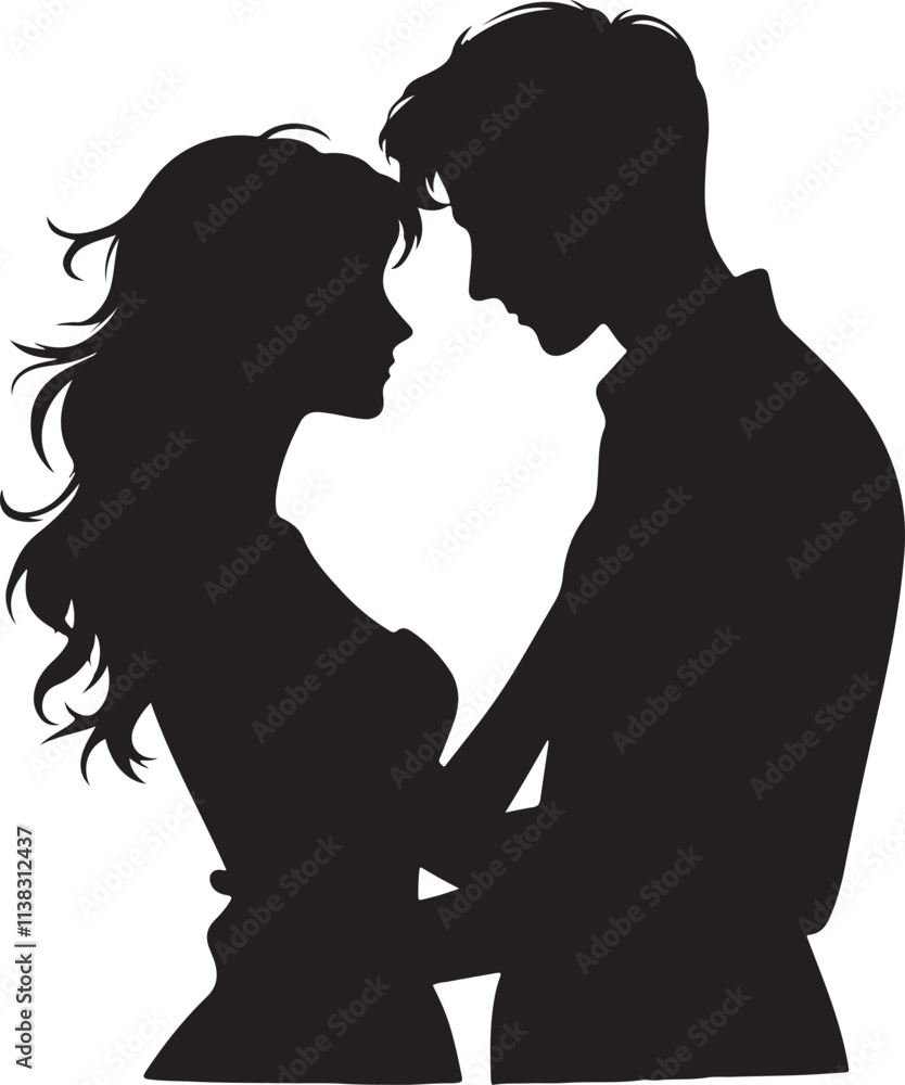 Couple holding hands man and woman love isolated vector image Couple holding hands man and woman love isolated vector image
