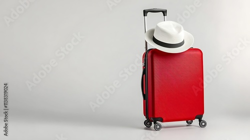 Wallpaper Mural Stylish hard-shell suitcases for organized travel modern design functional use indoor setting Torontodigital.ca