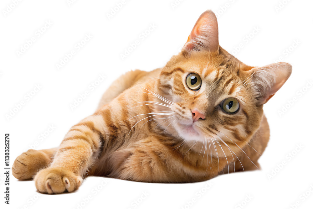 Obraz premium cat isolated on white