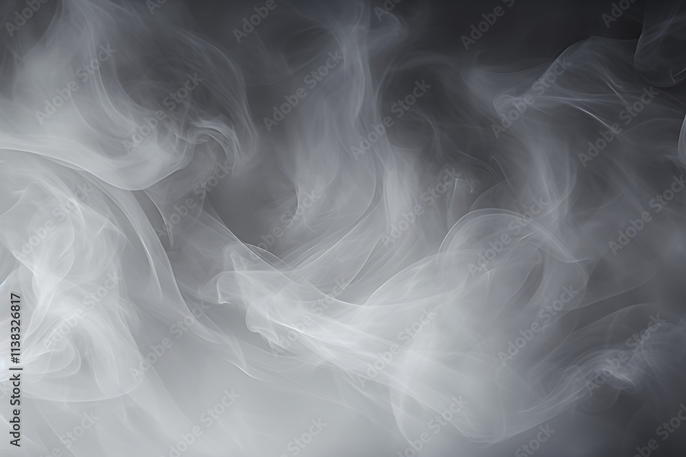Obraz premium Grey background. Abstract grey smoke background