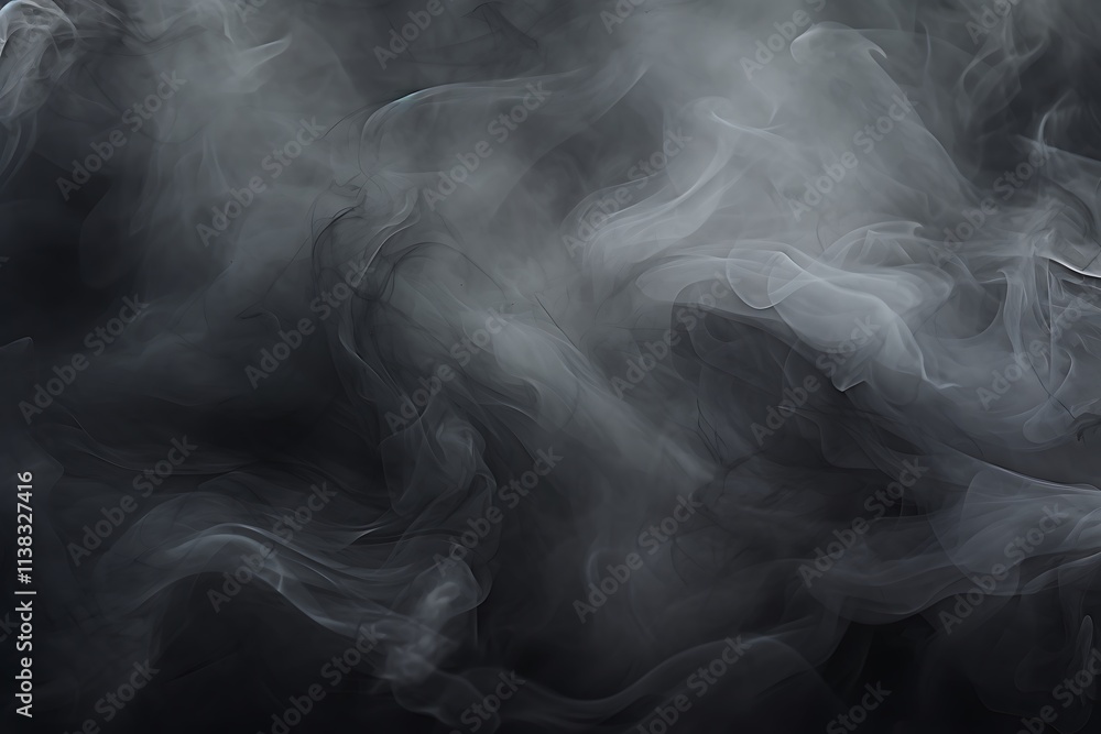 Fototapeta premium Grey background. Abstract grey smoke background