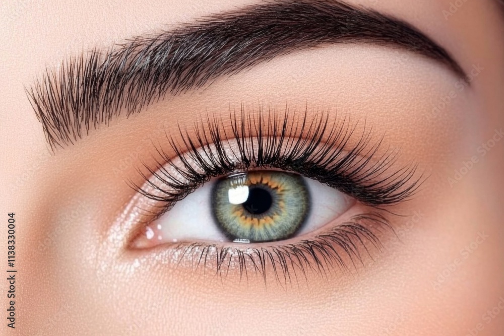A monochrome close-up of lashes and eyelid texture, creating an elegant and timeless aesthetic A monochrome close-up of lashes and eyelid texture, creating an elegant and timeless aesthetic