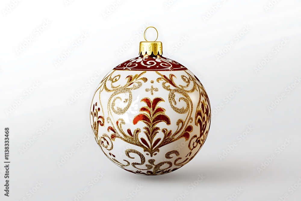 Christmas ball isolated with clipping path Christmas ball isolated with clipping path