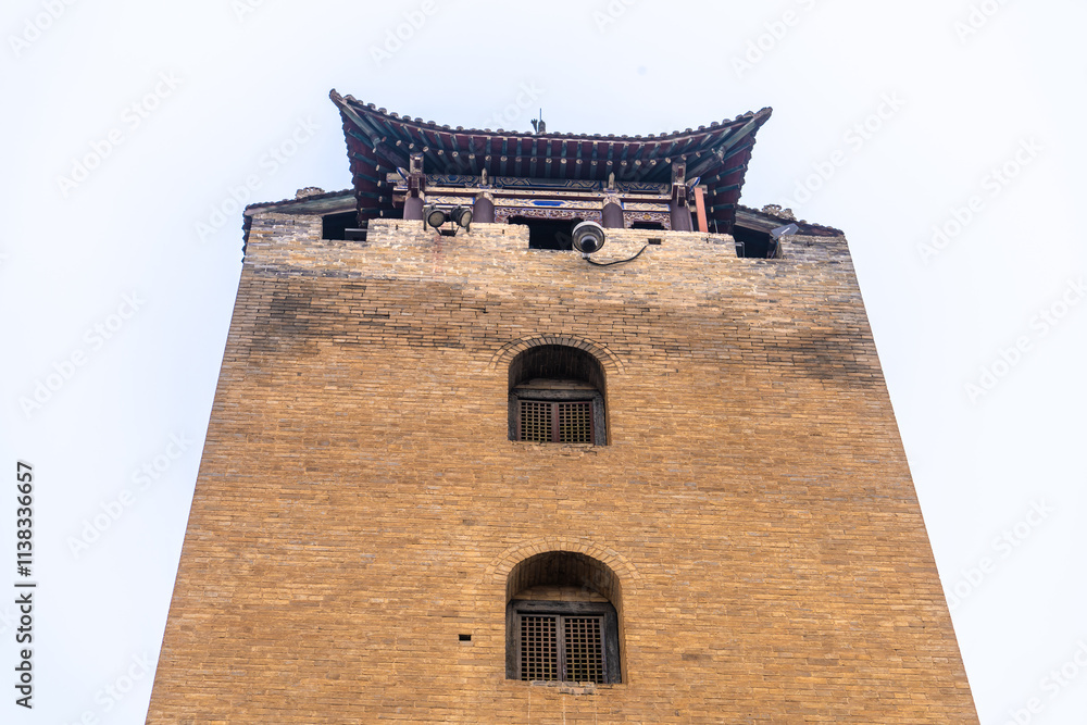 Jincheng, Shanxi, China, the palace building Jincheng, Shanxi, China, the palace building