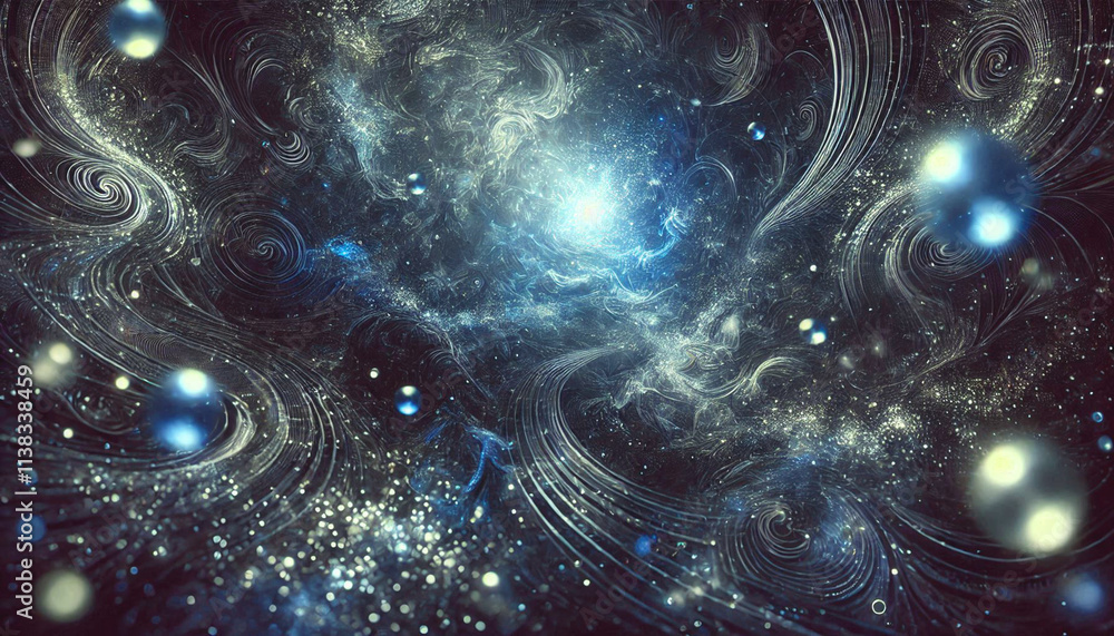 Fototapeta premium Vibrant Abstract Wallpaper with Dynamic Flowing Patterns