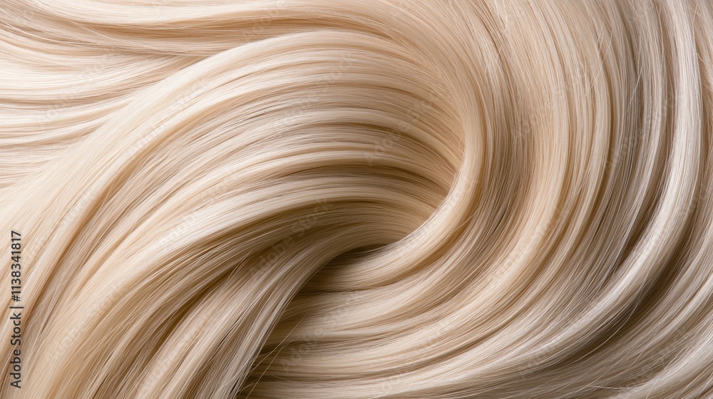 A classic blonde hairstyle with smooth, straight hair flowing down. A classic blonde hairstyle with smooth, straight hair flowing down.