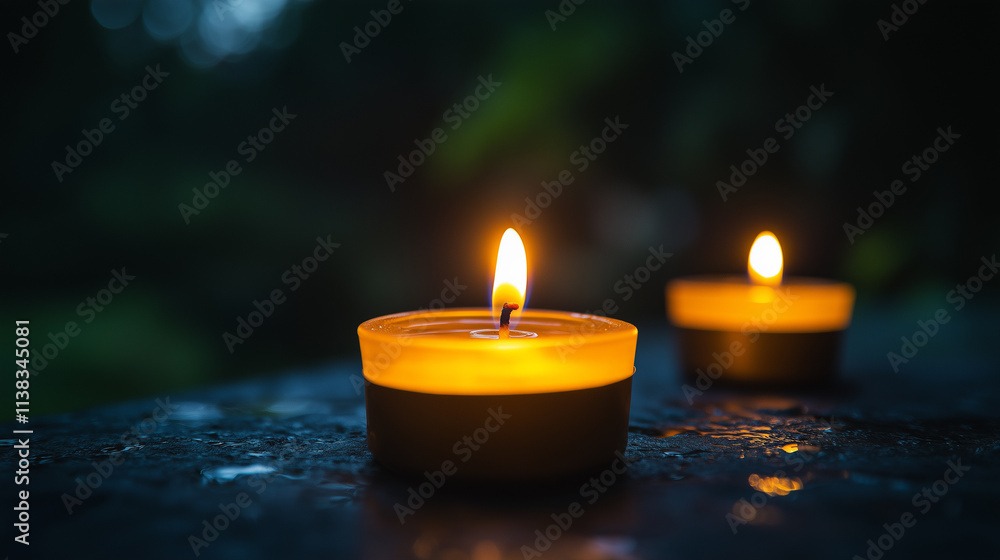 Candlemas features a candlelit ceremony, creating a warm and tranquil atmosphere copy space Candlemas features a candlelit ceremony, creating a warm and tranquil atmosphere copy space