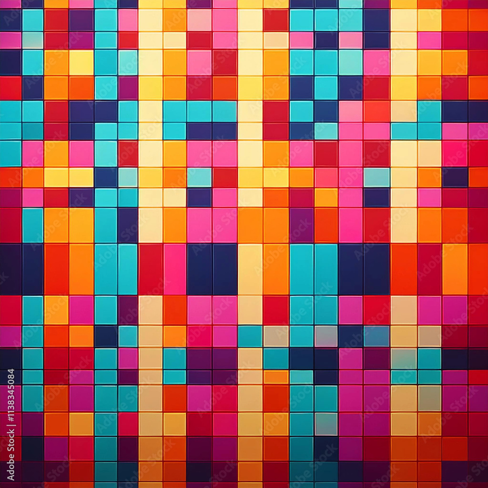 abstract colorful mosaic background abstract colorful mosaic background