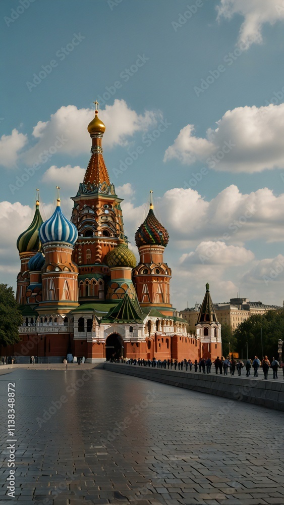 Obraz premium st basil cathedral city