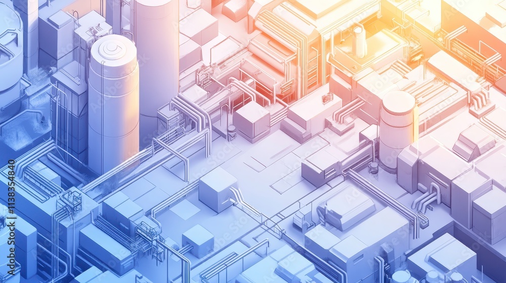 Abstract Industrial Technology Background Art Abstract Industrial Technology Background Art