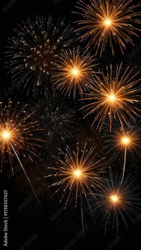 fireworks in the night sky fireworks in the night sky