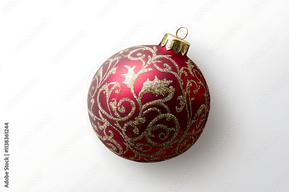 Christmas ball isolated with clipping path Christmas ball isolated with clipping path