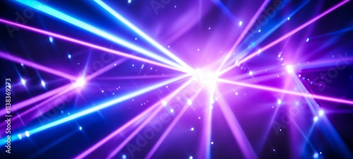Abstract Purple And Blue La...