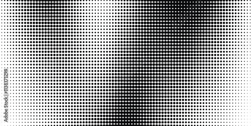 Vector panorama drafting paper. Graphic regular dots grid background. Panorama paper sheet for web design. vector ilustration