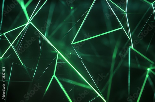 Abstract Green Geometric Li...
