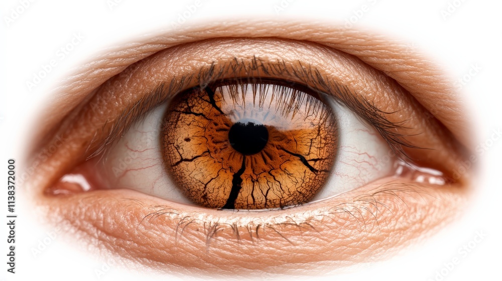Intriguing Hazel Eye: A captivating close-up of a hazel eye, showcasing its intricate details and mesmerizing depth. The brown and green hues blend seamlessly, creating a mesmerizing swirl of color. Intriguing Hazel Eye: A captivating close-up of a hazel eye, showcasing its intricate details and mesmerizing depth. The brown and green hues blend seamlessly, creating a mesmerizing swirl of color.