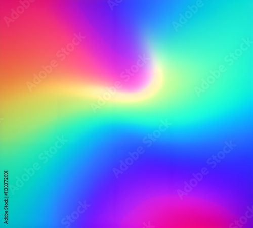  Glowing lines neon banner background Illumination lines Neon light background Feeling.Digital particles rainbow colors.light effect cold yellow red Background.generative ai