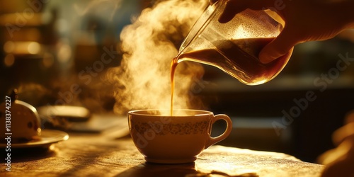 Warm Golden Light Illuminat...