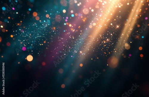 Abstract Colorful Lights An...