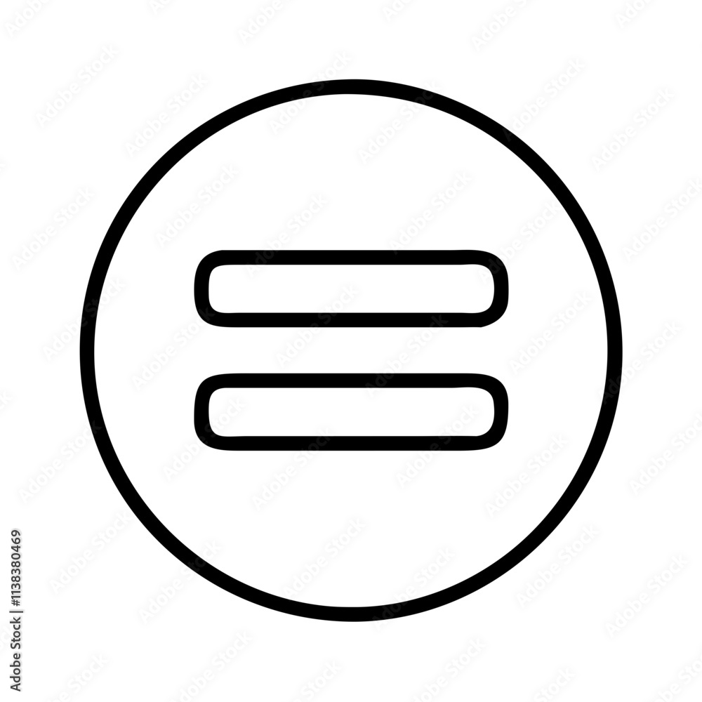 equal sign for equality icon, black history line art, black history icon - simple black line art icon of equal sign for equality, for black history celebrations. black history vector art. equal sign for equality icon, black history line art, black history icon - simple black line art icon of equal sign for equality, for black history celebrations. black history vector art.