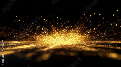 Golden Sparkler Explosion D...