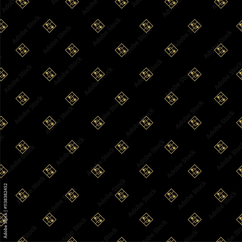 No power icon seamless pattern isolated on black background No power icon seamless pattern isolated on black background