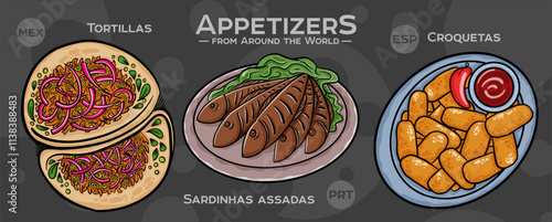 A global gourmet adventure featuring a variety of renowned small plates