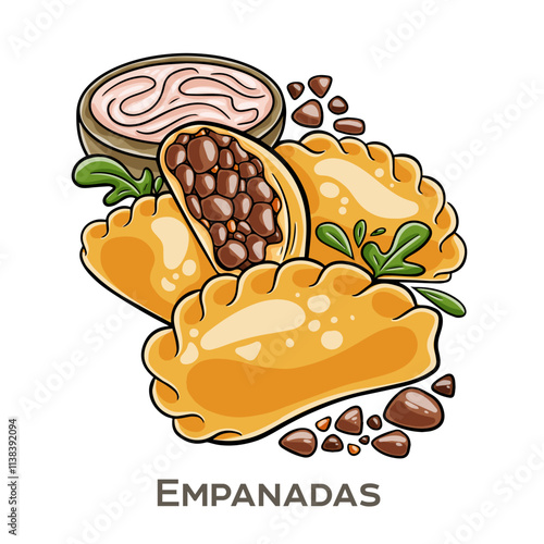 Empanadas are delicious, traditional Spanish pastries filled with savory ingredients like meat, cheese, or vegetables, typically folded and baked or fried to golden perfection.