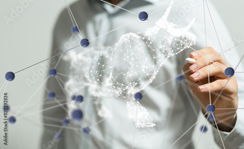 stock market graph business...