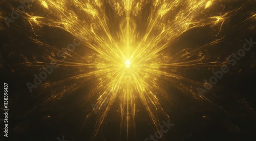 Golden Light Explodes From ...