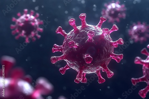 illustration of virus 