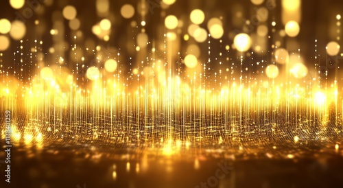 Golden Light Streaks and Sp...