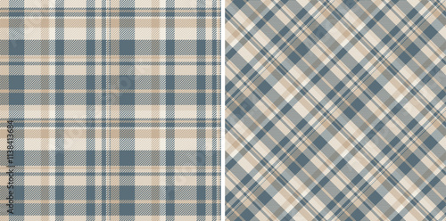 Fabric plaid textile of pattern background texture with a seamless check tartan vector. Set in fall colors. Picture frame ideas.