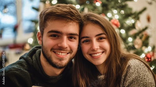 a man and a woman are smiling for a picture