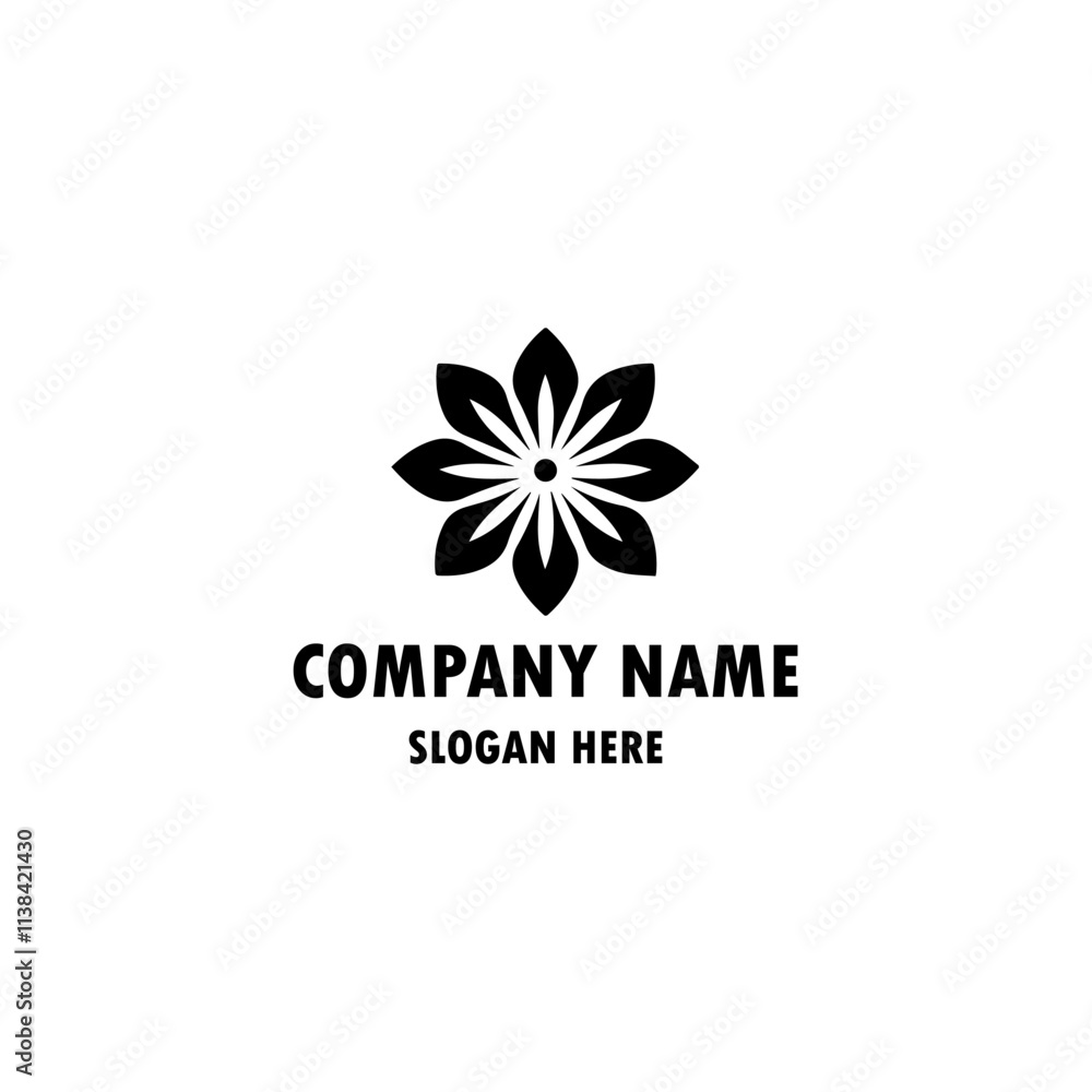 Creative flower inspiration design template Creative flower inspiration design template