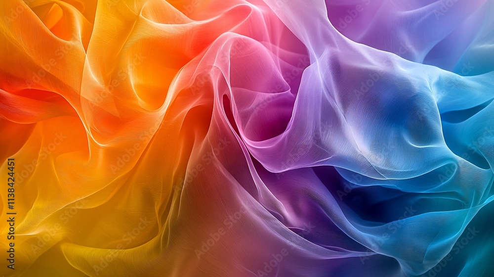 Fototapeta premium Colorful fabric texture background.