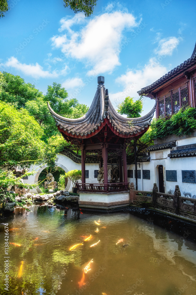 Kezhi Garden, Zhujiajiao, Shanghai, China Kezhi Garden, Zhujiajiao, Shanghai, China