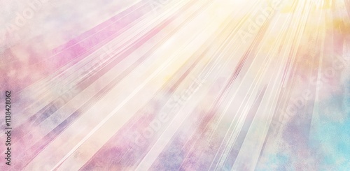 Abstract Pastel Rays of Light Background Design