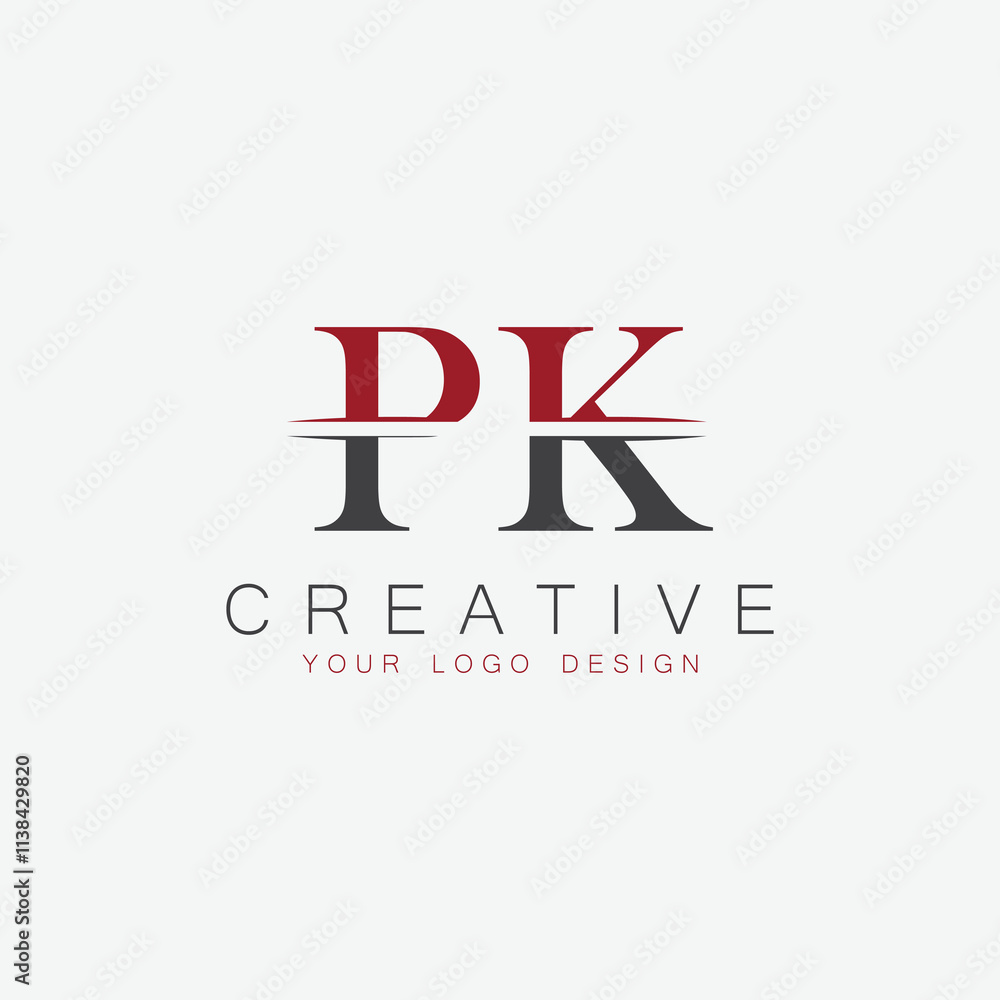 Obraz premium initial monogram letter logo with creative design.