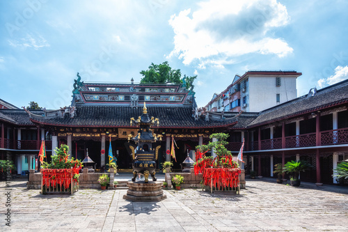 City God Temple in Zhujiajiao Water Town. China. photo