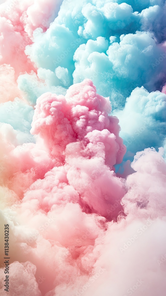 fluffy pink,blue,red,green clouds Pastel pink and blue smoke clouds fluffy pink,blue,red,green clouds Pastel pink and blue smoke clouds